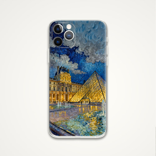 3件7折 van Gogh 梵高风格卢浮宫印象派油画 文艺术生手机壳 F584 适用苹果iphone17PROMAX华为小米三星
