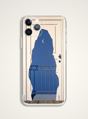 Rene Magritte 雷尼 马格利特 破碎的门超现实油画文艺术生手机壳 E689  适用苹果iphone17PROMAX AIR 华为