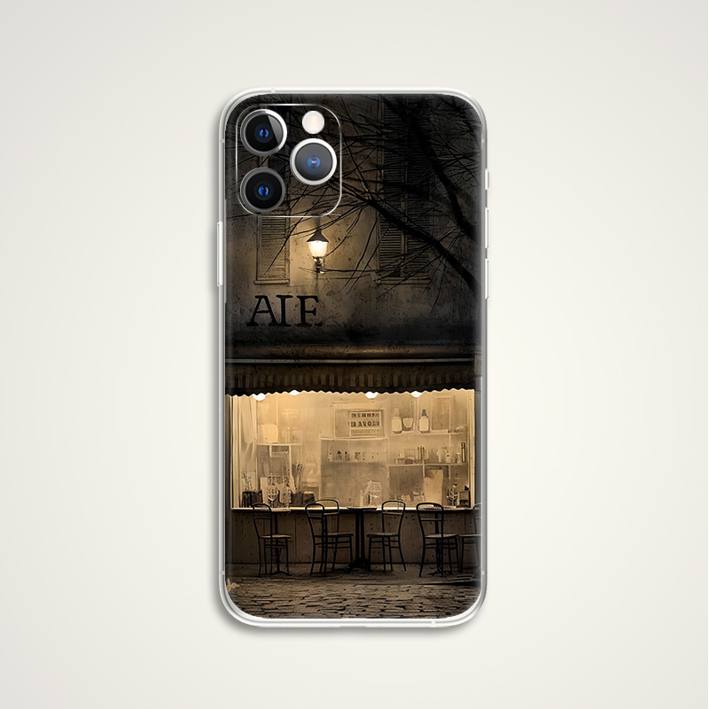 kaoru yamada 山田熏 午夜咖啡馆 日系插画 手机壳 F419 适用苹果iphone17PROMAX AIR 华为小米三星