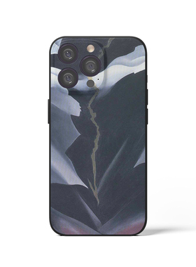 Georgia OKeeffe 乔治亚欧姬芙 黑色之地 女性主义油画手机壳 F492 适用苹果17华为小米VIVOoppoo三星一加