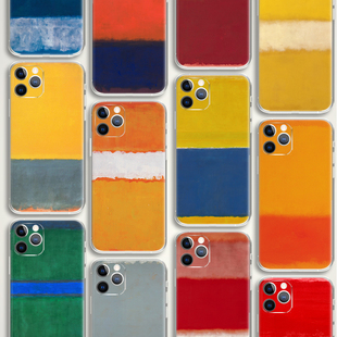 色彩世界名画油画文艺术生手机壳 马克罗斯科 Rothko 华为小米三星 适用苹果iphone17PROMAX AIR F264 Mark