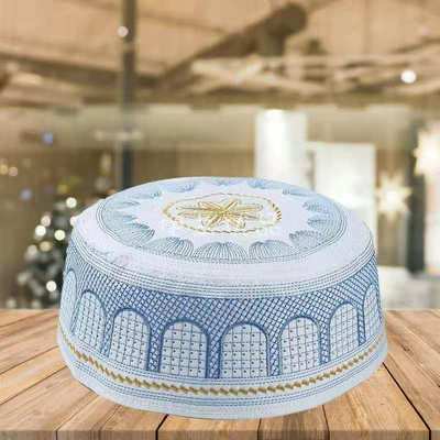 新款男士礼拜帽回族透气带孔帽子