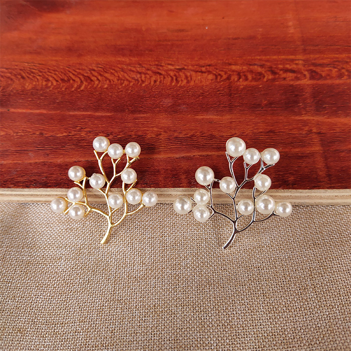 古风合金树枝汉服步摇簪子发冠