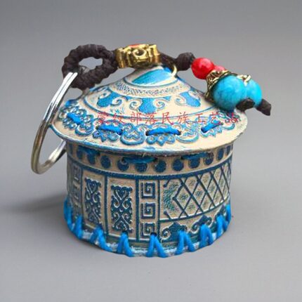 内蒙古工艺品钥匙扣真皮内蒙古礼物钥匙链蒙古包挂件旅游纪念品