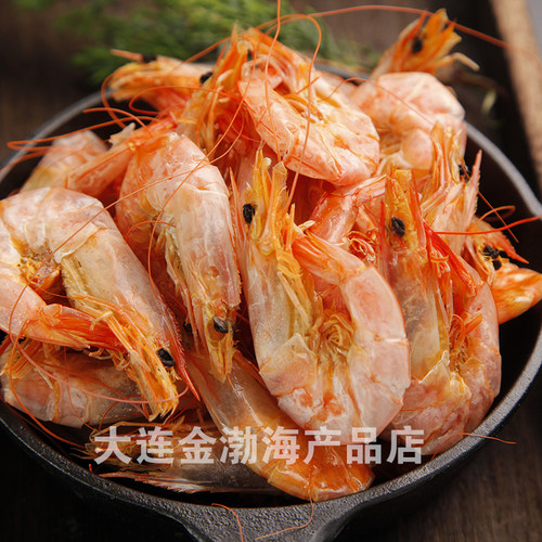 烤虾零食即食虾干250克
