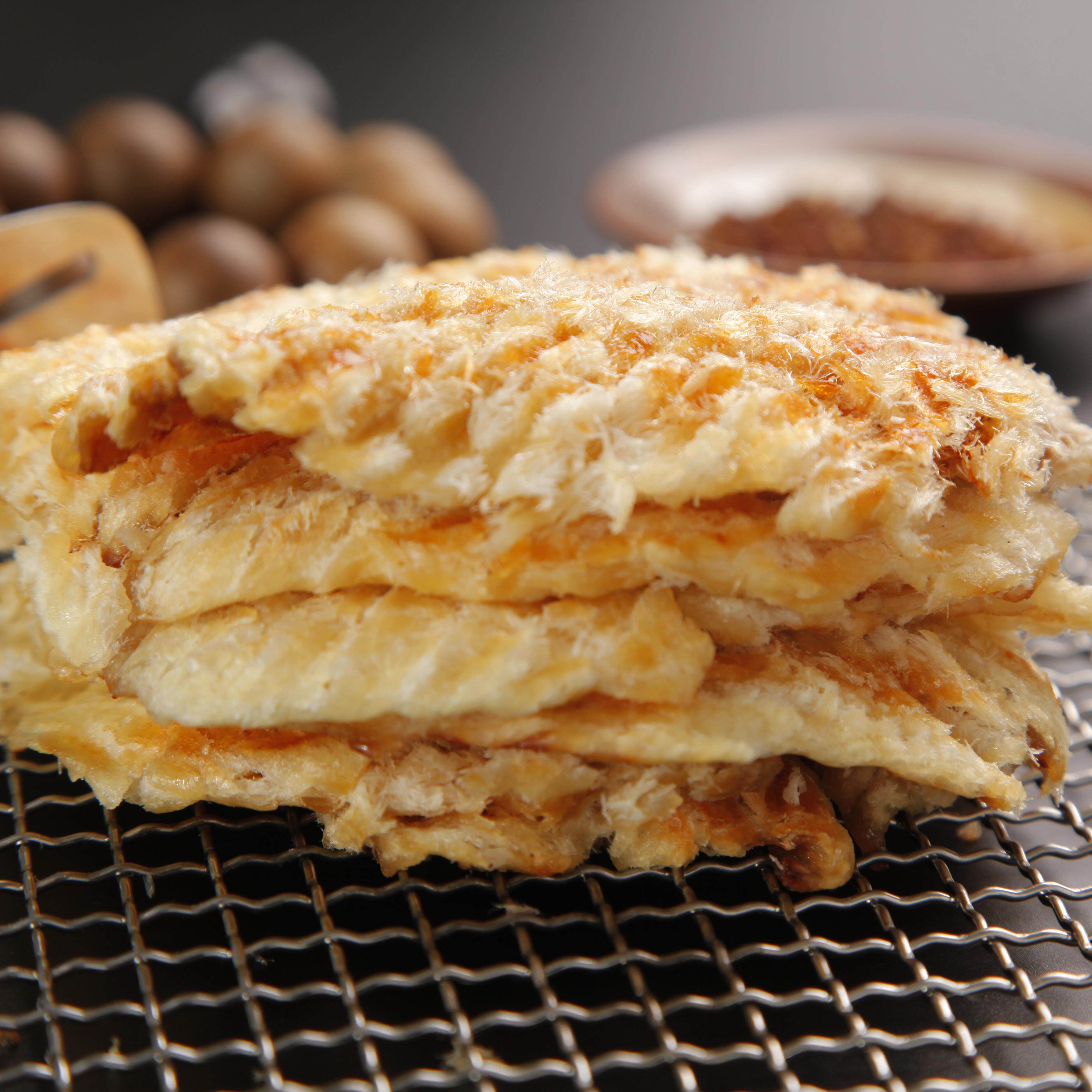 大连现烤安康鱼片250g即食海味零食