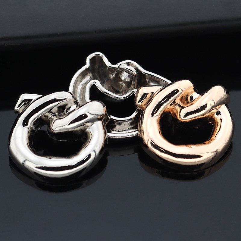 不规则金属高脚纽扣 女大衣风衣个性装饰扣子 男西服外套毛衣钮扣