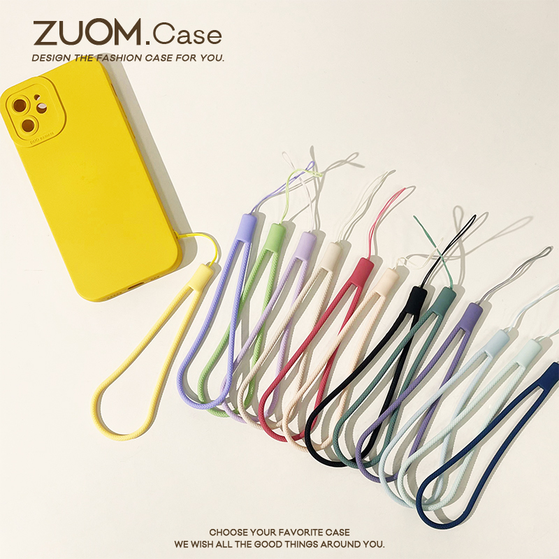 zuom麻花挂绳挂饰糖果色