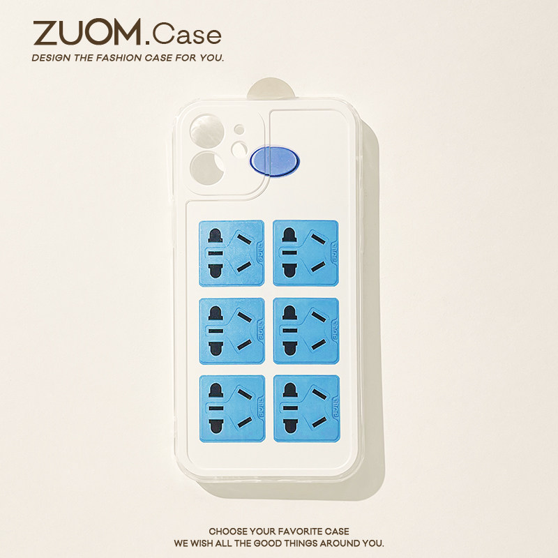 zuom 搞怪排插板15适用ip14苹果13的手机壳iPhone13promax新款女iPhone11全包12mini保护套s硅胶软壳r防摔87p怎么看?