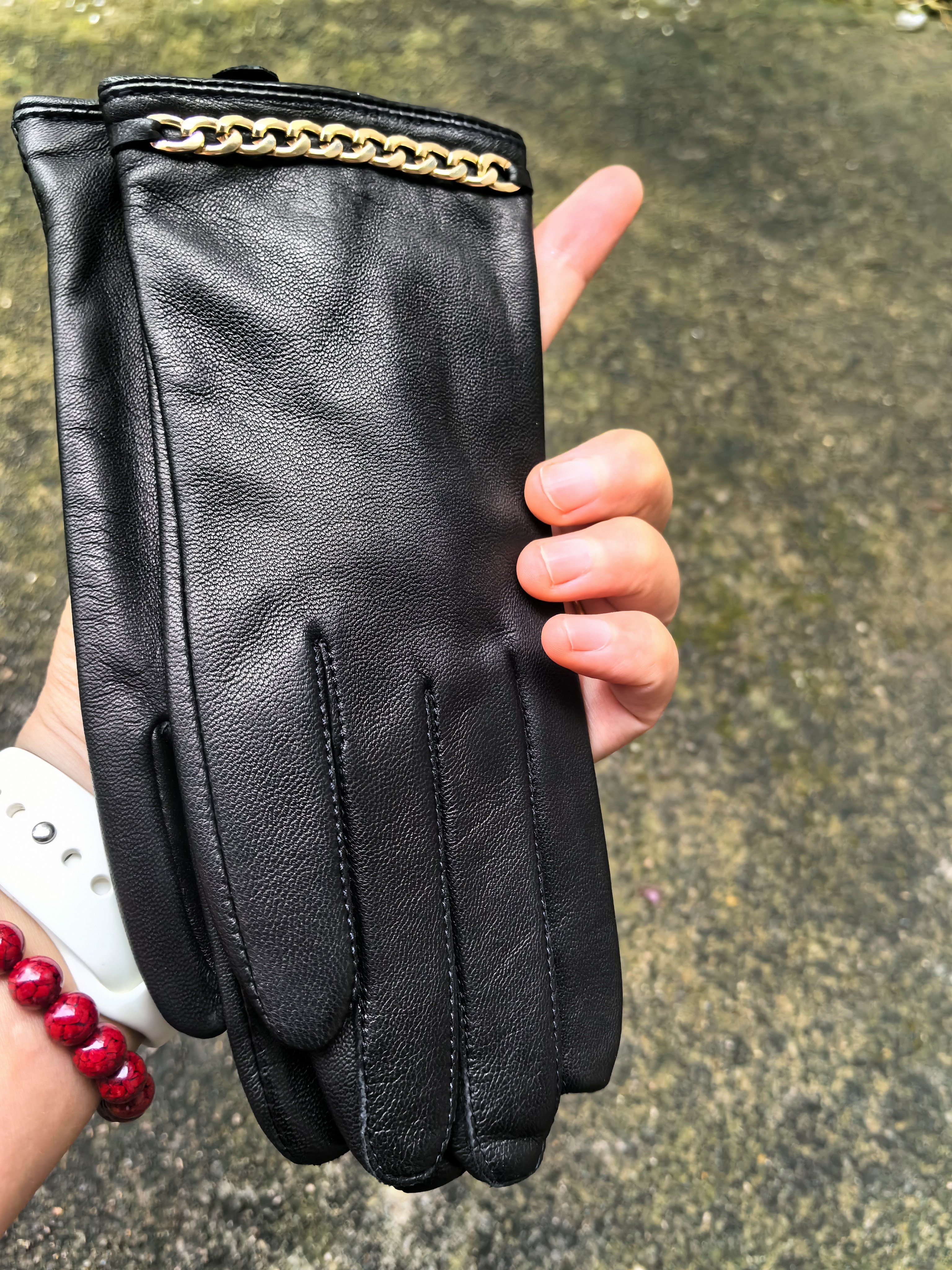 出口原单女士真皮手套冬季保暖防风防水骑车骑行防寒冬天加厚冬季
