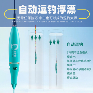 逗大渔智能逗钓浮漂专卖自动全自动电子漂逗钓漂立漂夜光6目8目