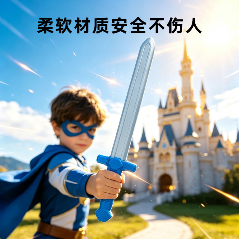 儿童网红爆款玩具刀剑软胶塑料男其它玩具