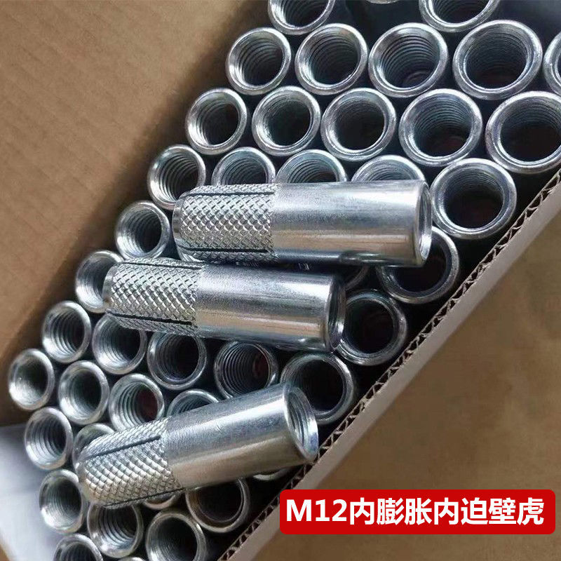 水钻固定专用膨胀螺丝内膨胀顶爆内置式膨胀螺栓内迫壁虎内爆M12