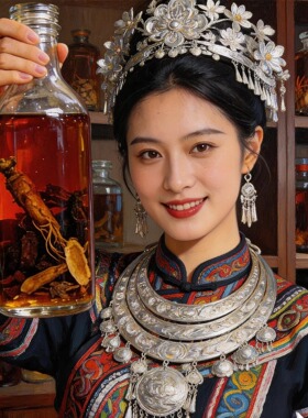 【试喝1瓶】苗家酒【升级版】雄风酒 醇正植物酒 500mL/瓶 猛料酒