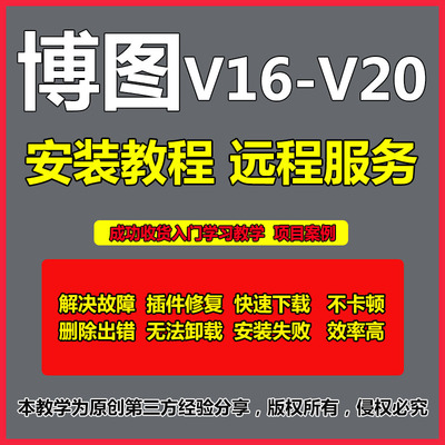 博图博图软件远程安装教程服务