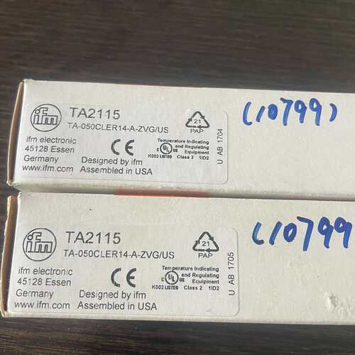 议价易福门温度传感器，TA2115，库存1个，可维修