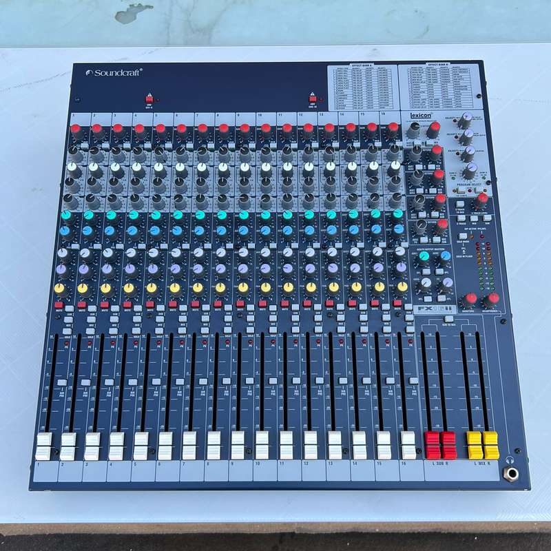 议价声艺 Soundcraft FX16II 16路调音台，带可维修