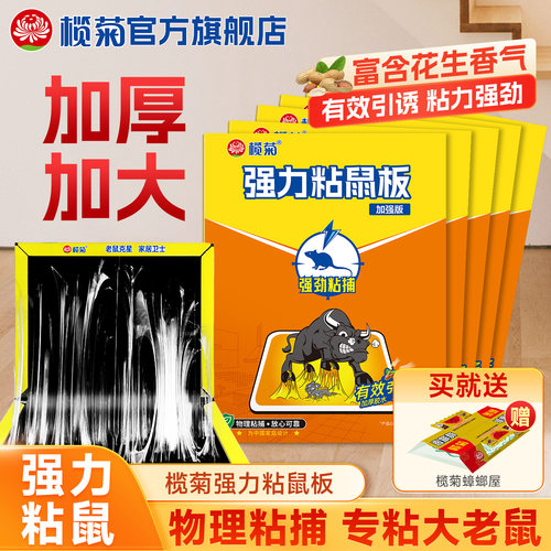 榄菊强力粘鼠板加厚加粘加大