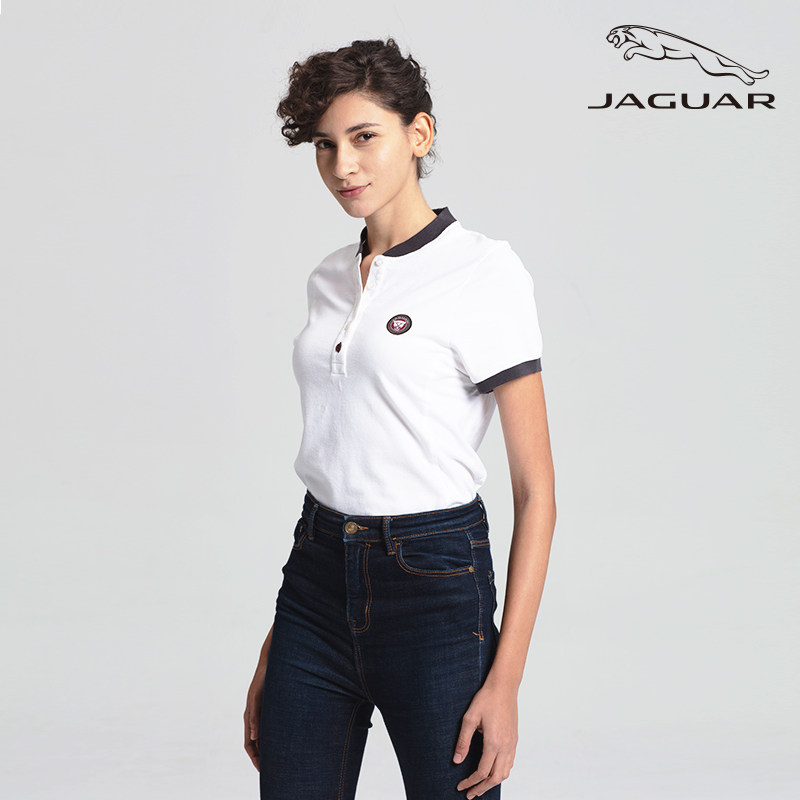 jaguar/捷豹 女士特色polo短袖t恤马球衫