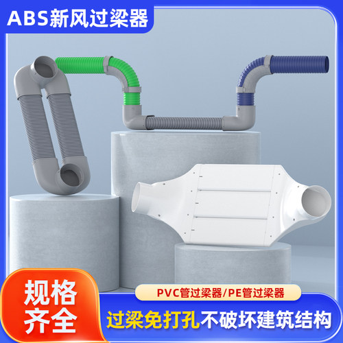 过梁器新风系统加厚扁管免打孔