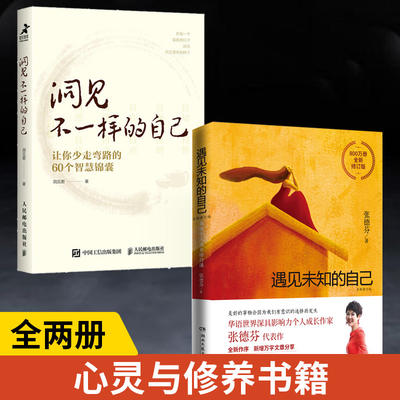 【全2册】遇见未知的自己全新修订版+洞见不一样的自己让你少走弯路的60个智慧锦囊 成功励志书籍见识个人成长书籍