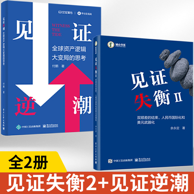 全2册见证逆潮+见证失衡II：双顺差的结束、人民币国际化和美元武器化投资决策资产配置攻略资产负债表经济周期证券投资金融类书籍