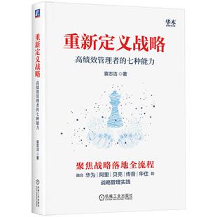 战略规划维度涵盖定战略定战役定目标 袁志洁著 战略管理书籍 七种能力 重新定义战略高绩效管理者