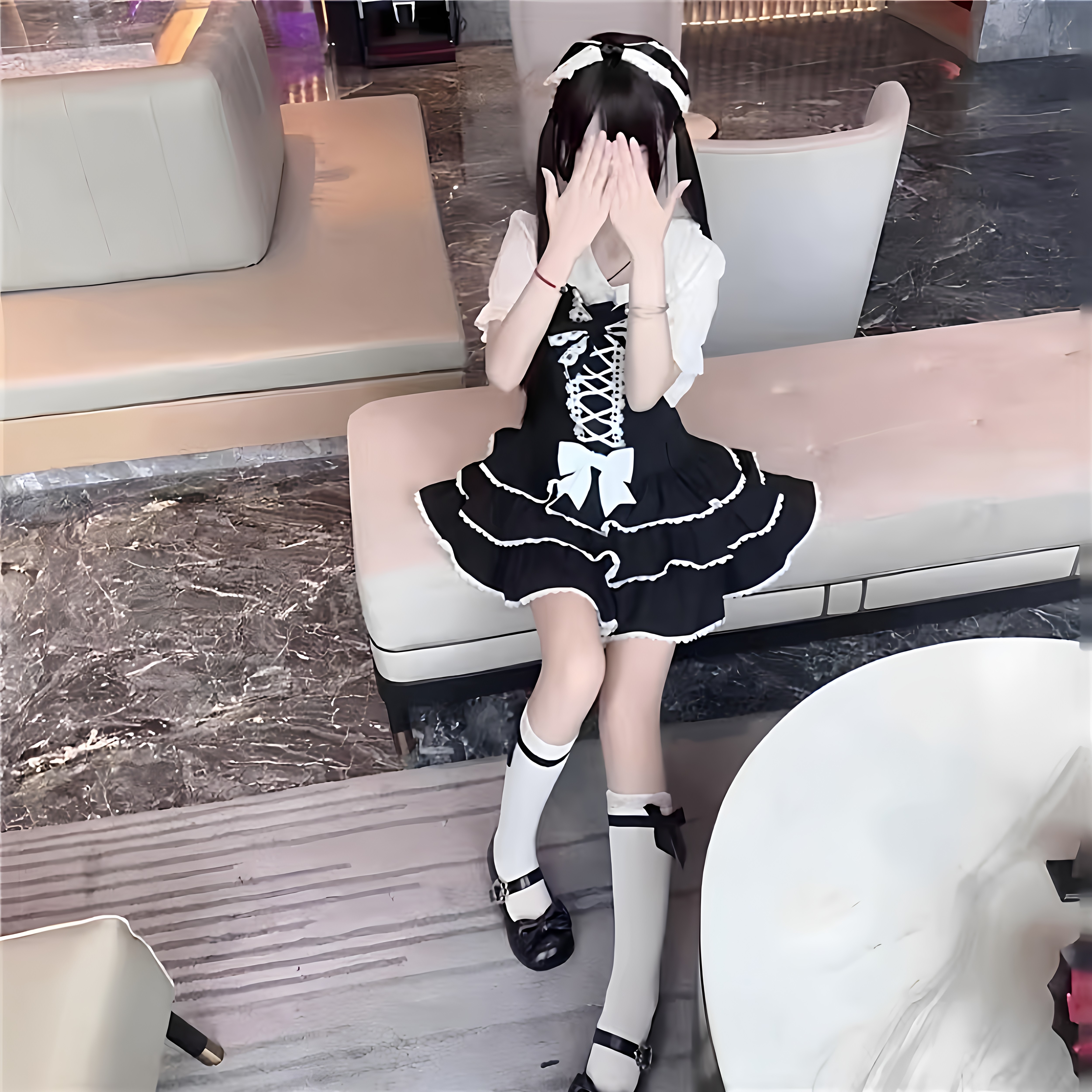 熊之原创洛丽塔蛋糕背带裙套装