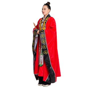 武当山道士服八卦高功法衣三清长袍经衣法师穿的衣服服装汉服道袍