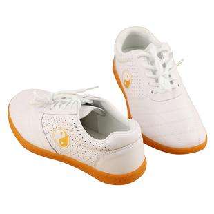 男女式真皮牛筋底太极鞋男款练武术鞋练功鞋打太极拳的鞋子运动鞋