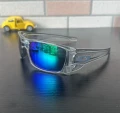 Transparent Gray Frame Blue-Green Film