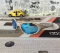 Brown Frame Ice Blue Slices