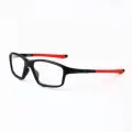 Black and Red Frame Flat Mirror