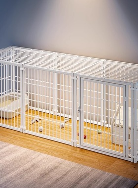 狗笼子宠物围栏防越狱猫笼子猫别墅大中小型犬舍训练上厕所一体笼