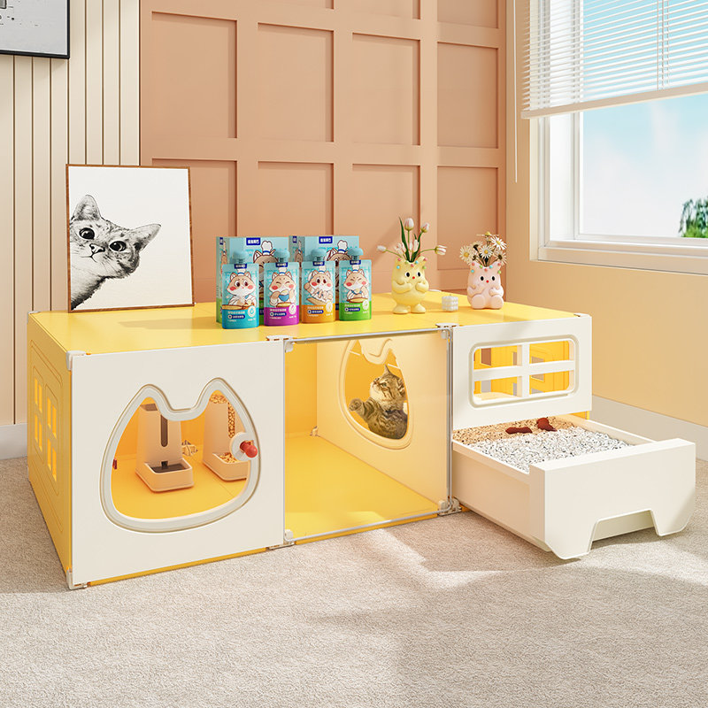 全景猫别墅猫笼子家用室内猫窝猫厕所一体四季通用不占地猫咪屋舍,宠物/宠物食品及用品,猫笼子/猫别墅,淘宝优惠券,粉丝福利购,淘宝优惠卷