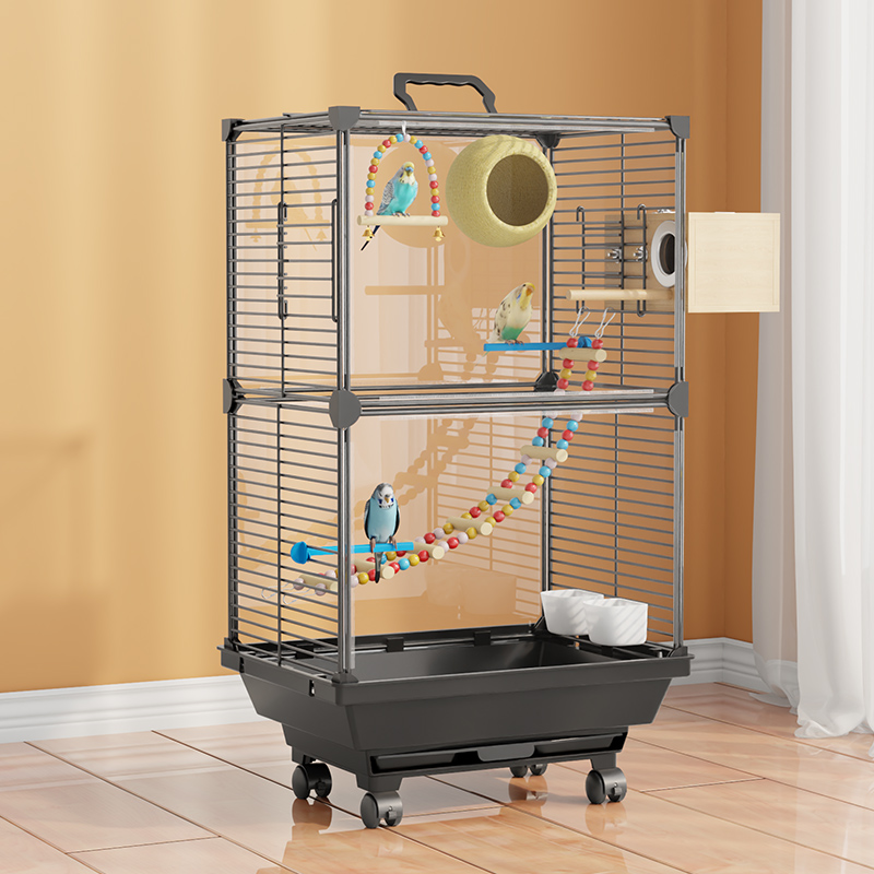 鸟笼子鹦鹉大号新型防溅家用鸟屋
