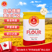 加拿大进口高筋小麦面粉5kg圣地博格吐司披萨面包