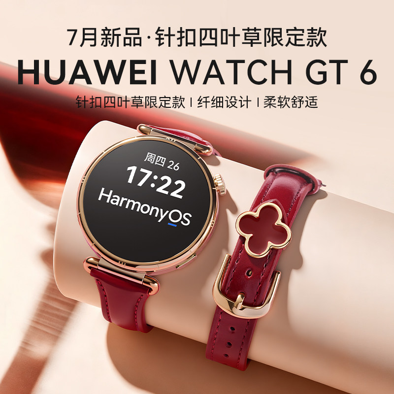 华为GT6四叶草针扣定制款图片