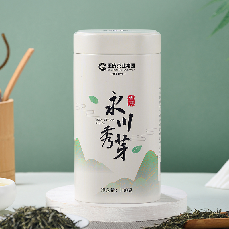 永川秀芽绿茶雪芽100g可冷泡绿茶叶高山明前春茶重庆茶业2026新茶