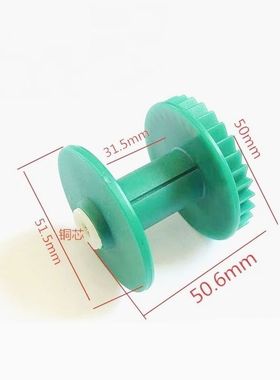 耳丝筒日发红旗星耀津田驹绿色绕纱管620205-75绞边线筒小三元