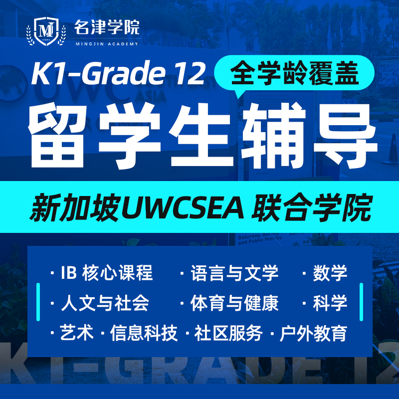 UWCSEA联合学院新加坡IB课程语言数学科学艺术论文EE,CAS辅导