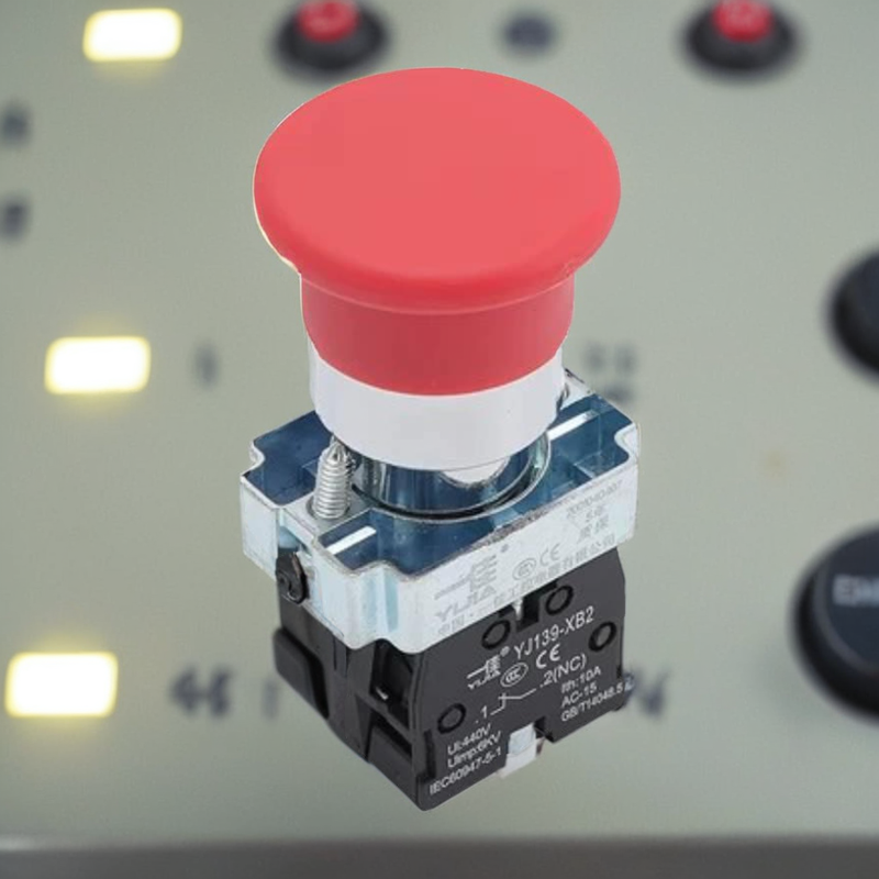 一佳蘑菇头大头按钮开关启动按键