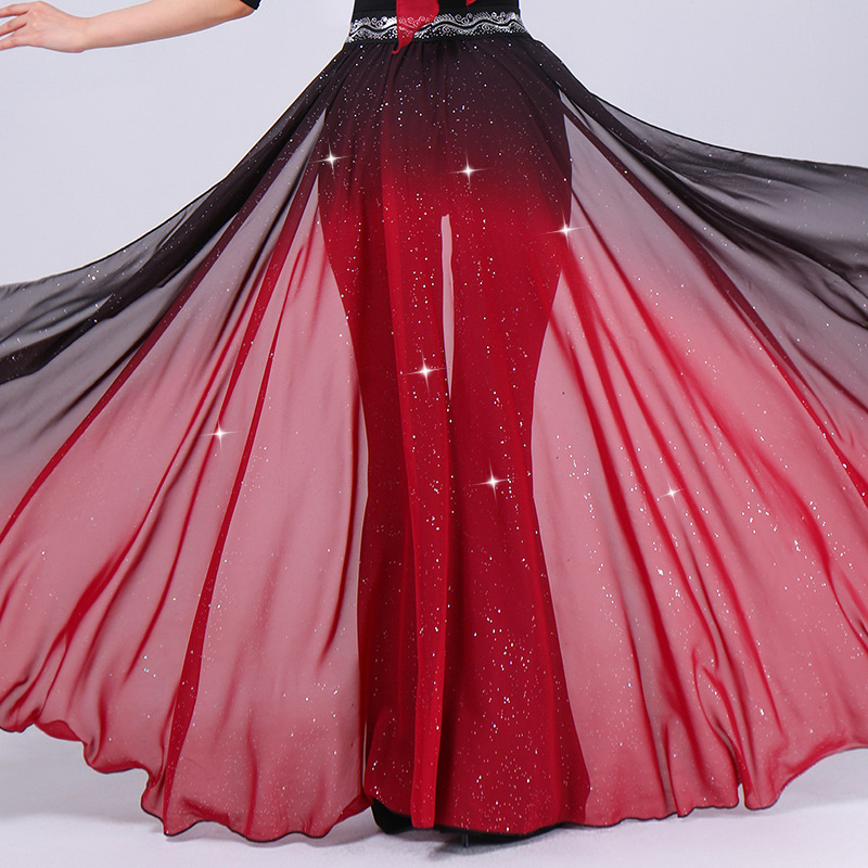 烫钻腰带舞蹈表演出腰纱模特走秀女腰裙腰封飘纱导师形体礼仪裤子