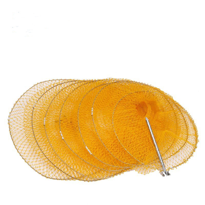 黄小眼4－7层鱼护 可折叠软钢鱼护鱼篓装鱼鱼兜软钢丝鱼笼 黄鱼护