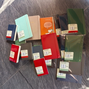 Moleskine 2026年12月周计划日程本子400页日记本效率手册GTD手账