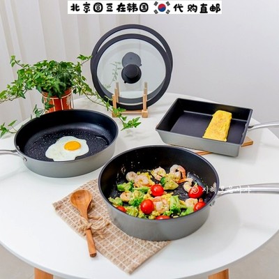 韩国直邮代购sillymann蛋卷加深煎炒锅不粘平底锅燃气电磁炉通用