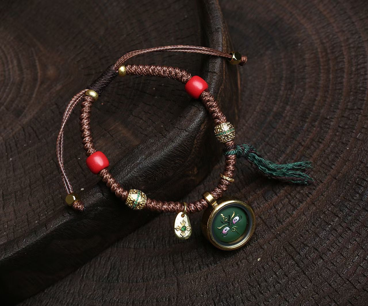 绿财神擦擦随身彩绘擦擦8K工艺外壳西藏传世脱模泥塑