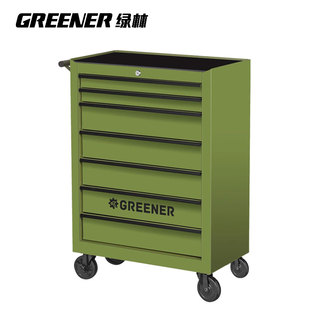 GREENER小推车工业风咖啡画材置物移动工具文件收纳抽屉柜子家用