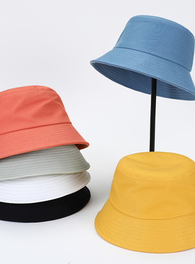 小头围帽子女小号秋冬渔夫帽小头s四季xs50cm52cm54cm遮阳帽盆帽