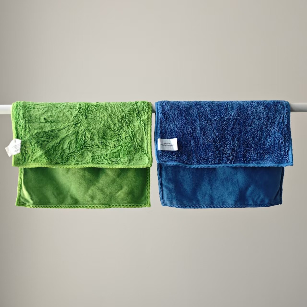 AB双面珊瑚绒加厚吸水不掉毛抹布